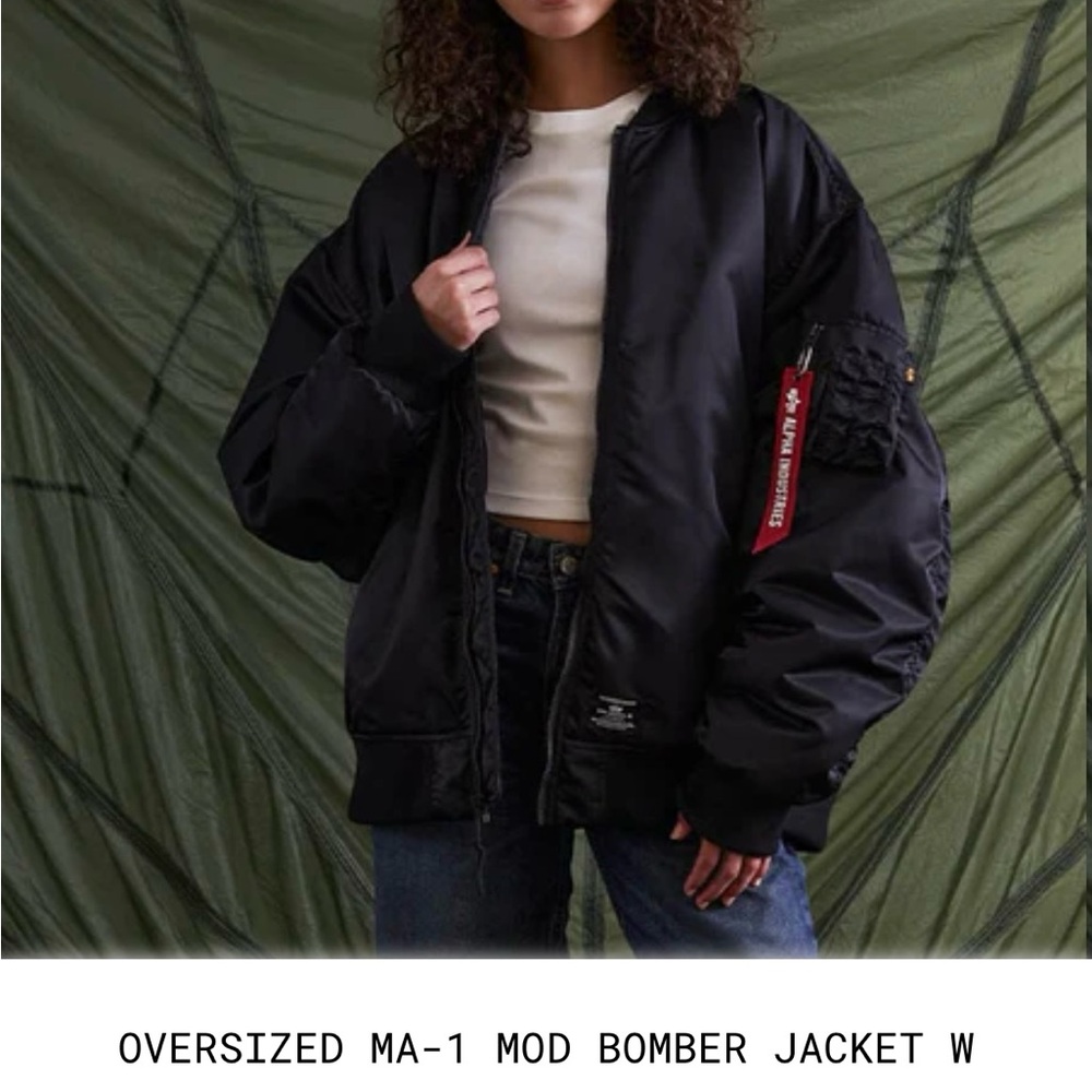 Alpha Industries Oversized MA-1 Mod Bomber Jacket (Seasonal)